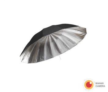 برسی چتر 180 سانتی داخل نقره ای Reflector black & silver umbrella