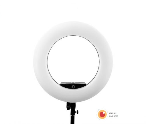 برسی رینگ لایت عکاسی ریموت دار Ring light FE 480II با صفحه نمایش