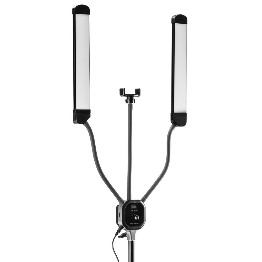 برسی نور ال ای دی Life of Photo مدل Double Arm Light LF-Y500