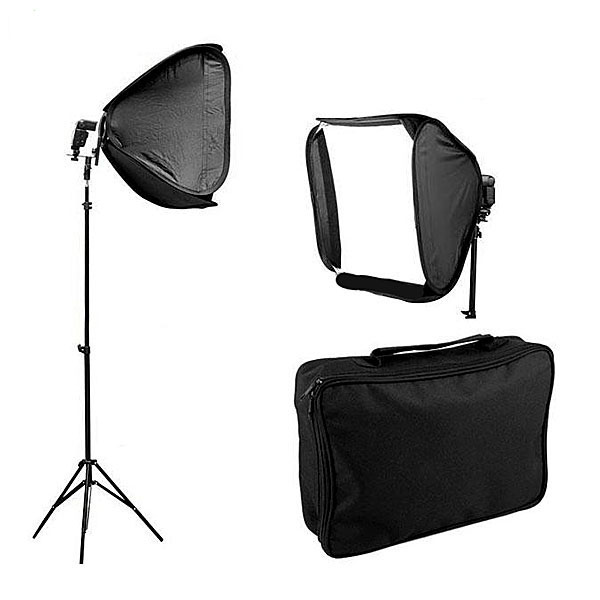 برسی کیت سافت باکس فلاش اکسترنال SOFTBOX KIT23x23