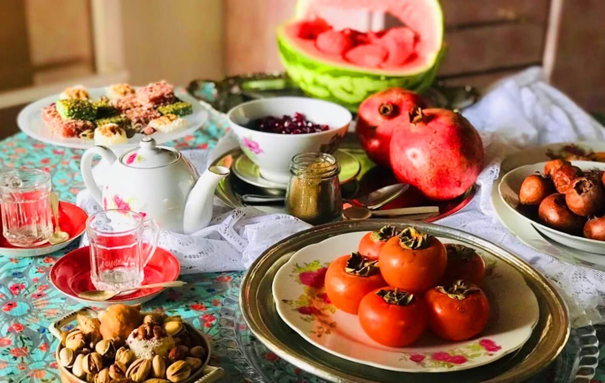 یک سفره شب یلدا چقدر آب می خورد؟