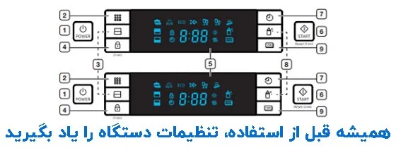 سامسونگ | ماشین ظرفشویی علت گرم نشدن آب ماشین ظرفشویی سامسونگ