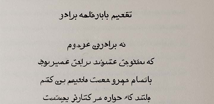 متن تقدیم پایان نامه به برادر