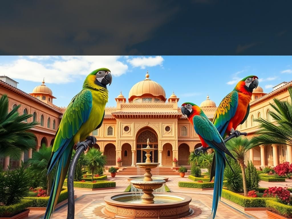 هتل باغ مشیرالممالک یزد | طوطی های قجری: راز و رمز گذشته