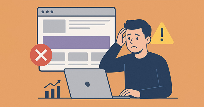 اشتباهات رایج در طراحی سایت که باعث از دست رفتن مشتریان می شود