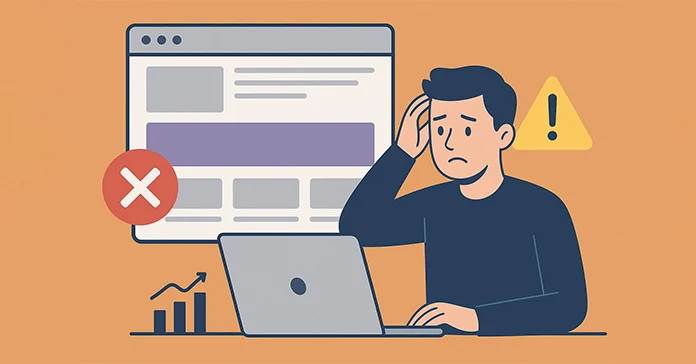 اشتباهات رایج در طراحی سایت که باعث از دست رفتن مشتریان می شود