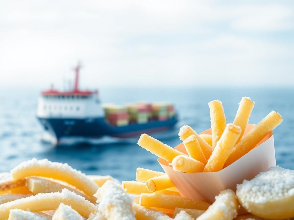 صادرات سیب زمینی منجمد