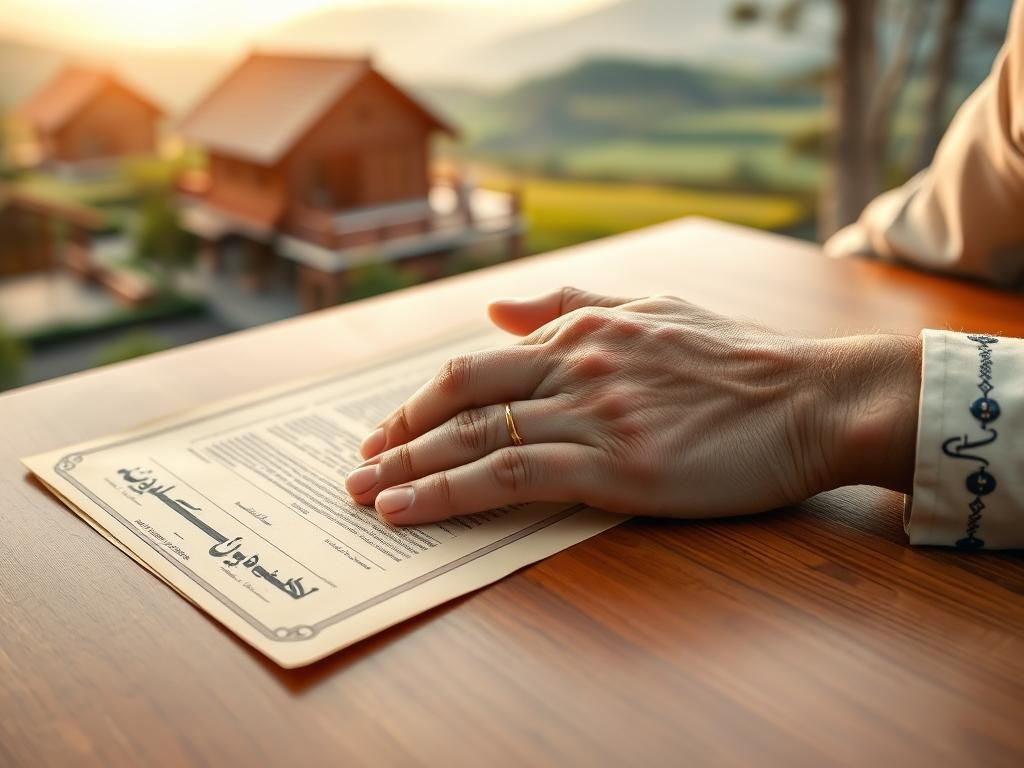 ارث همسر از زمین: راهنمای کامل سهم الارث زن و شوهر