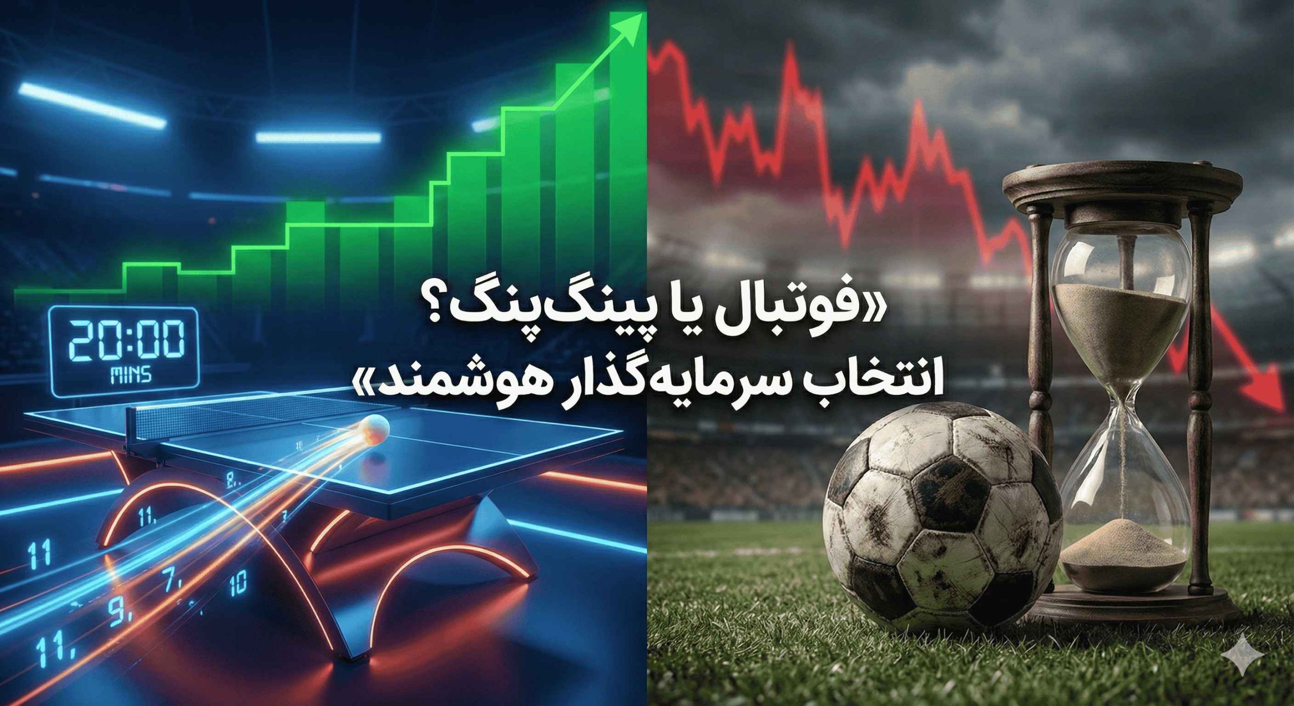 پینگ پنگ یا فوتبال؟ چرا هوش مالی مدرن، سرمایه‌گذاری روی میز آبی را انتخاب می‌کند؟