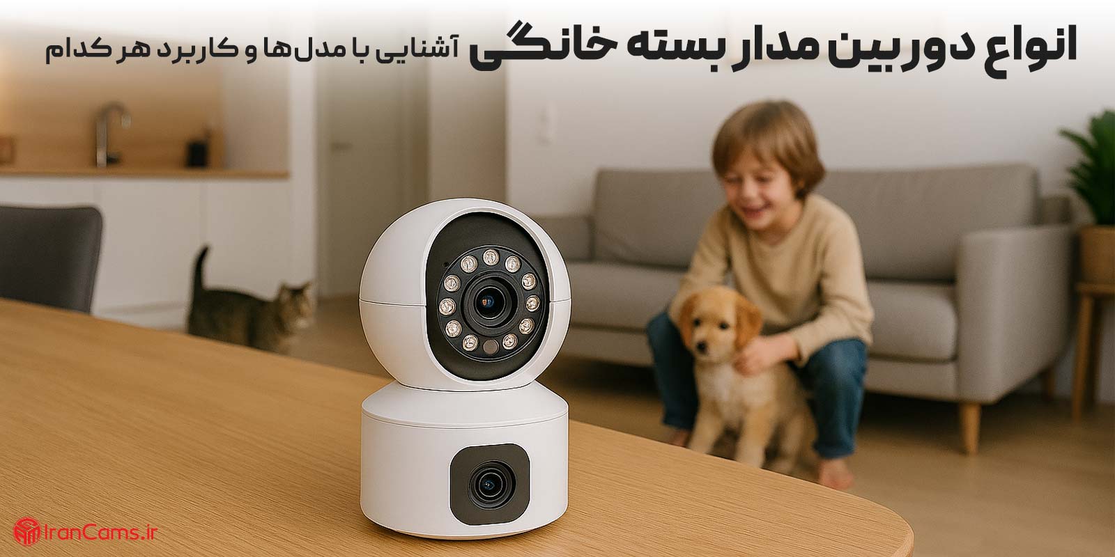 شبکه | دوربین انواع دوربین مدار بسته خانگی؛ آشنایی با مدلها و کاربرد هر کدام